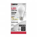 Satco 6 Pack Dimmable Led Filament Lamps S12434 High Lumens 13 5 Watt A19 Soft White Medium Base 3000k 90 Cri 120 Volt For Use