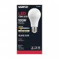 Satco 6 Pack Dimmable Led Filament Lamps S12434 High Lumens 13 5 Watt A19 Soft White Medium Base 3000k 90 Cri 120 Volt For Use