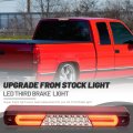 Njsbyl C K Series Pickups Led 3rd Brake Light For Chevy Gmc Sierra C1500 C2500 C3500 K1500 K2500 K3500 Red Lens Third High