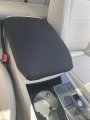 Car Console Covers Plus Designed For Volkswagen Atlas 2018-2023 Neoprene Auto Armrest Center Cover Protector Hand Black