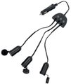 Custom Accessories 18702 12v Triple Socket Power Pod Adapter With Switch 