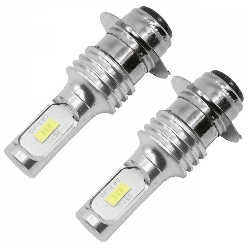 Caltric 2x Led Headlight Bulb For Yamaha Big Bear 400 Yfm400 4x4 2000-2012 Atv