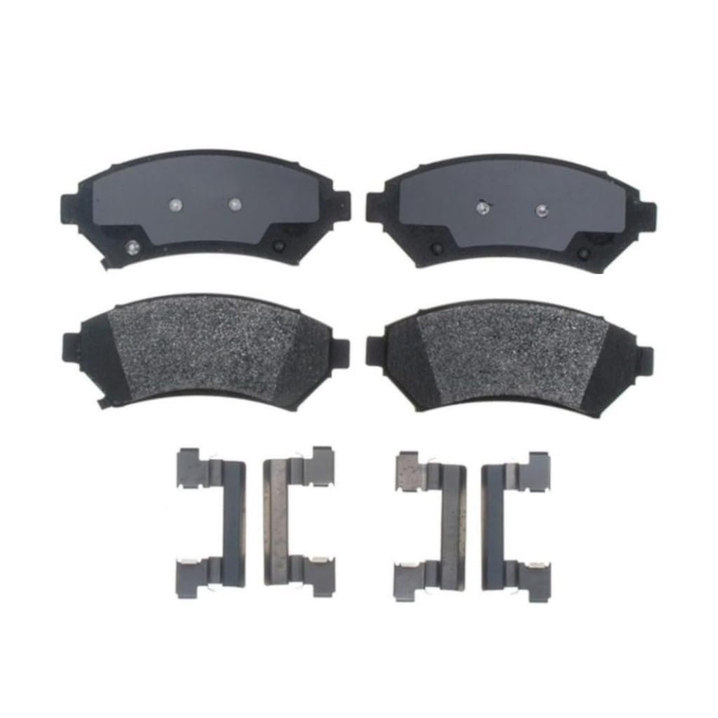 Front Disc Brake Pads For Chevy Impala Monte Carlo 2000 2005 Semi Metallic Bonded With Wear Sensor 0 67 In Inner Pad Thickness