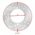 Caltric Rear Right Brake Caliper With Disc Compatible Polaris Sportsman 500 Touring Ho 2010-2013