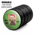 Frenchie Ho Tire Rim Wheel Aluminum Valve Stem Caps