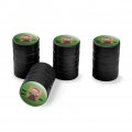 Frenchie Ho Tire Rim Wheel Aluminum Valve Stem Caps