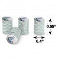 Tarpon Fishing 5 Valve Stem Caps For Tire Rim Wheel Aluminum