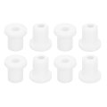 46pcs Rubber Grommets 3 16 5mm Drill Hole 1 8 3mm Id Top Hat Grommet White Silicone Plug Gasket For Wiring Automotive 