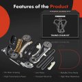 A-premium 17pcs Engine Timing Chain Kit W Tensioner Guide Sohc 6cyl 4 0l Compatible With Ford Mercury Mazda Explorer 97-10