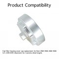 Gxywady Billet Aluminum Fuel Filter Housing Cover Cap Relacement For Ram 2500 3500 4500 5500 6 7l 2010-2019 Cummins Diesel