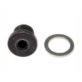 Engine Oil Drain Plug For Audi Rs5 S6 2013 2014 2015 5 Pieces With Washers Steel Aluminum Black Allen Key Head Replaces 
