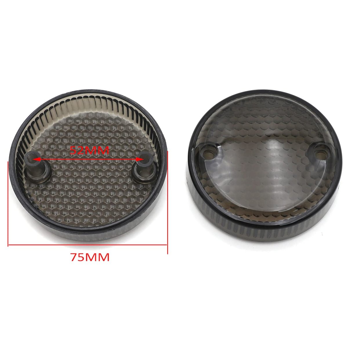 Httmt Mt274-004- Turn Signal Lens For Magna Shadow Vlx 600 700 800 Spirit 1100 Valkyrie Smoke