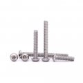 1 4-20 X 5 In Hex Socket Button Head Cap Screws 304 Stainless Steel 18-8 Unc Full Machine Threads 25 Pack