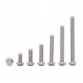 1 4-20 X 5 In Hex Socket Button Head Cap Screws 304 Stainless Steel 18-8 Unc Full Machine Threads 25 Pack