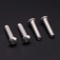 1 4-20 X 5 In Hex Socket Button Head Cap Screws 304 Stainless Steel 18-8 Unc Full Machine Threads 25 Pack