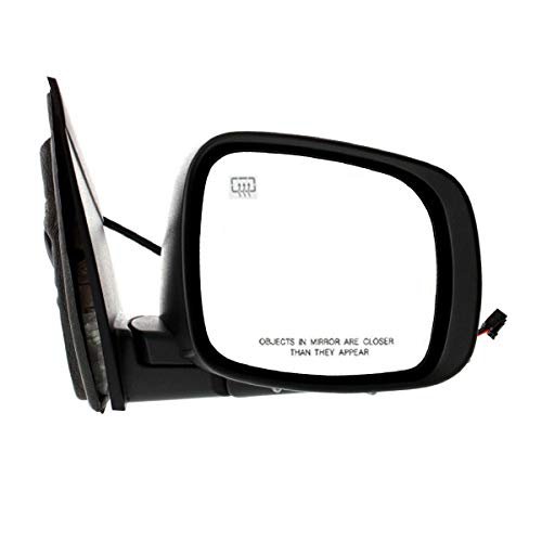 Right Passenger Side Door Mirror For 2008 To 2019 Dodge Grand Caravan And 2016 Chrysler Town Country Manual Non Heated Textured