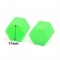 Uxcell 20 Pcs Green 17mm Dia Car Wheel Tire Hex Screw Protector Bolt Cover Nut Cap
