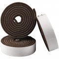 Softtouch 1 X 60 Heavy-duty Self-stick Felt Furniture Strip Roll Protect Surfaces From Scratches Damage Brown 3 Pack 