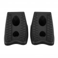 Wheel Chocks 2pcs Car Antislip Block Rubber Tyre Slip Stopper Alignment