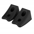 Wheel Chocks 2pcs Car Antislip Block Rubber Tyre Slip Stopper Alignment 