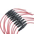 Tmalltech 5x20mm Agc Fuse Holder Inline Screw Type With 22 Awg Wire 1amp Fusepack Of 100 