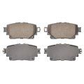 Disc Brake Pads For Toyota Crown 2023 2024 2025 2026 Ceramic Mechanical Pad Wear Sensor 1 87 In Inner Height Front