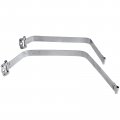 A-premium Set Of 2pcs Fuel Tank Straps Compatible With Lexus Gx470 7l Toyotarunner 2003-2009 4 0l 4 Dohc Gray Color Replace For