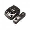 Uxcell Rotate Bolt Latch 42x30mm Zinc Alloy Gate Latches Door Slide Lock 2 Pcs Dark Gray