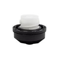 Locking Gas Cap For Dodge Caravan 2003 2004 2005 2006 2007 Black Satin Finish Plastic And Stainless Steel Quarter Turn With Two 