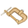 500a Brass Material Classical G Shape Ground Welding Earth Clamp For Machine
