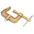 500a Brass Material Classical G Shape Ground Welding Earth Clamp For Machine