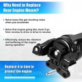 X Autohaux Front Right Engine Motor Mount W Bracket 12305-28151 For Toyota Rav4 2 4l 2001-2005 Torque Strut Bracket