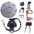 Ignition Switch Fuel Gas Cap Seat Lock Key Set Replacement For Honda Cbr600f4 F4i Cbr1000rr 