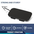 Rear Bumper Tow Hook Eye Cover Cap For Audi A8 Quattro D4 2014 2015 2016 2017 Black Pc Material 1 Piece