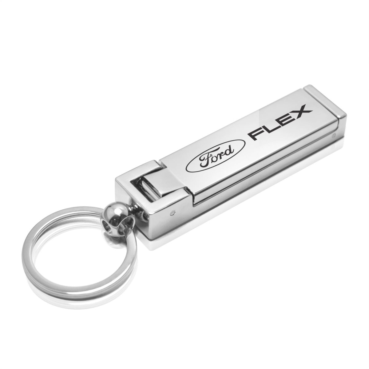 Ford Flex Multifunction Cell Phone Stand And Purse Bag Hook Table Hanger Foldable Chrome Keychain 3 In X 0 75 38