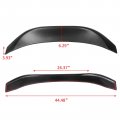 Kuafu Rear Trunk Spoiler Lid Wing Winglet Compatible With 2013-2020 Subaru Brz 2013-2016 Scion Fr-s 2017-2020 Toyota 86 Black
