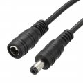 Uxcell Dc Power Splitter With Switch 1 Female To Male 5 5mm X 2 1mm Y Adapter Cable For Cctv Camera Led Strip Light