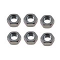 Hex Nuts Steel Material Medium Thread Class 8 Callout Size M7-1 0 6 Pieces 