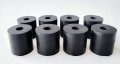 Multi Purpose Rubber Spacer 1 36 Inch Od X 8 Id 1 16 Thickness Bushing Anti Vibration Black Round Neoprene Washers For Home And