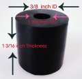 Multi Purpose Rubber Spacer 1 36 Inch Od X 8 Id 1 16 Thickness Bushing Anti Vibration Black Round Neoprene Washers For Home And
