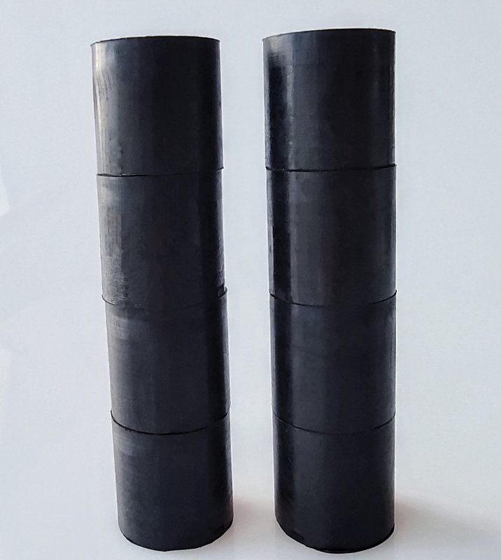 Multi Purpose Rubber Spacer 1 36 Inch Od X 8 Id 1 16 Thickness Bushing Anti Vibration Black Round Neoprene Washers For Home And