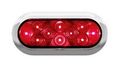 Led Stop And Tail Light For Rv Trailer Camper Waterproof Right Side Exterior Lighting V423xr-4 Clear Lens 12 Volts 