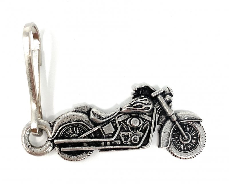 Bravo Bells Motorcycle Zipper Pull