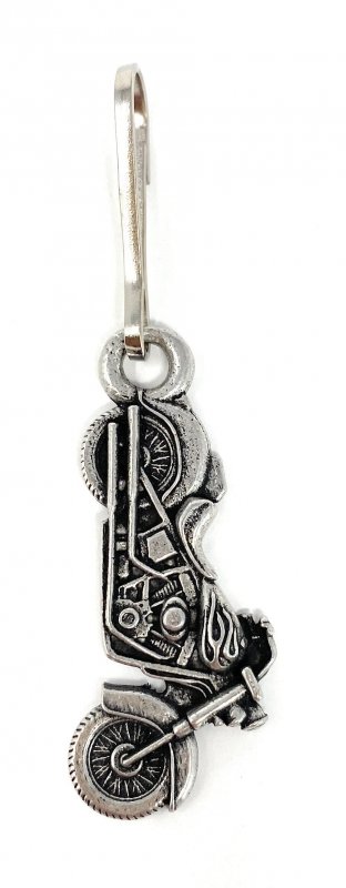 Bravo Bells Motorcycle Zipper Pull