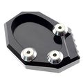 Rzmmotor Aluminum Cnc Motorcycle Side Stand Plate Kickstand Extension Pad Fit For Kawasaki Versys 650 Klx250