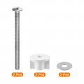Uxcell 2 Set Toilet Seat Hinge Bolt Screw M6x83mm Fixings For Top Mounting Hinges Replacement Parts Kit