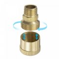 Uxcell Grease Oil Cup Cap M10x1 Male Thread 1 5ml Brass Machine Parts 2pcs