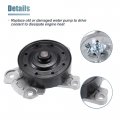 X Autohaux Car Engine Cooling Water Pump Assembly 1610009501 For Toyota Corolla 2009-2019 Matrix 2009-2014 Pontiac Vibe