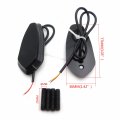 Httmt Led Signal Mirror Block Off Base Plate Black Compatible With 1999-2007 Yamah R6 Yzf-r6 Yzfr6