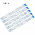 Uxcell Flexible Flat Cable 150mm 1mm Pitch 14 Pins Fpc Ffc Ribbon For Lcd Tv Dvd Player 5pcs B Type